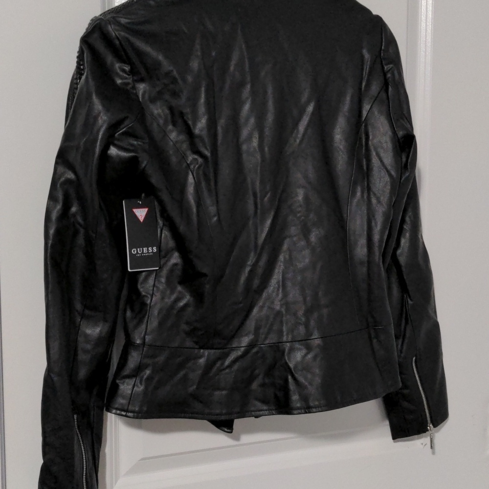 Guess vegan leather jacket NWT - Picture 2 of 5
